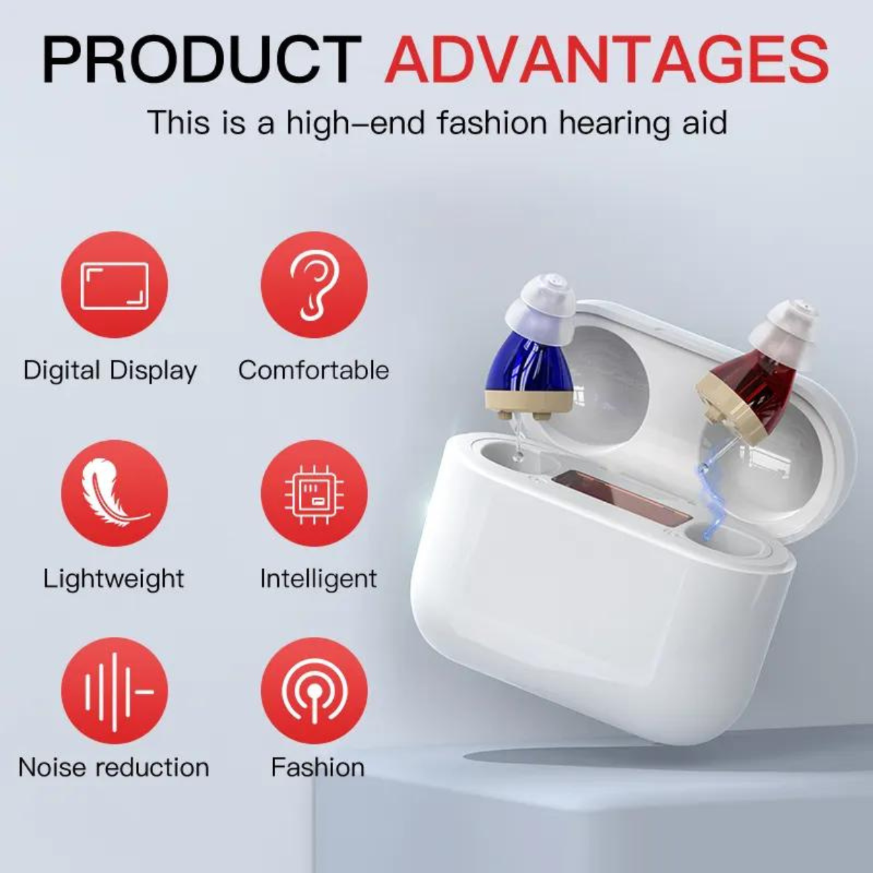 Hearing Aids With Digital Display