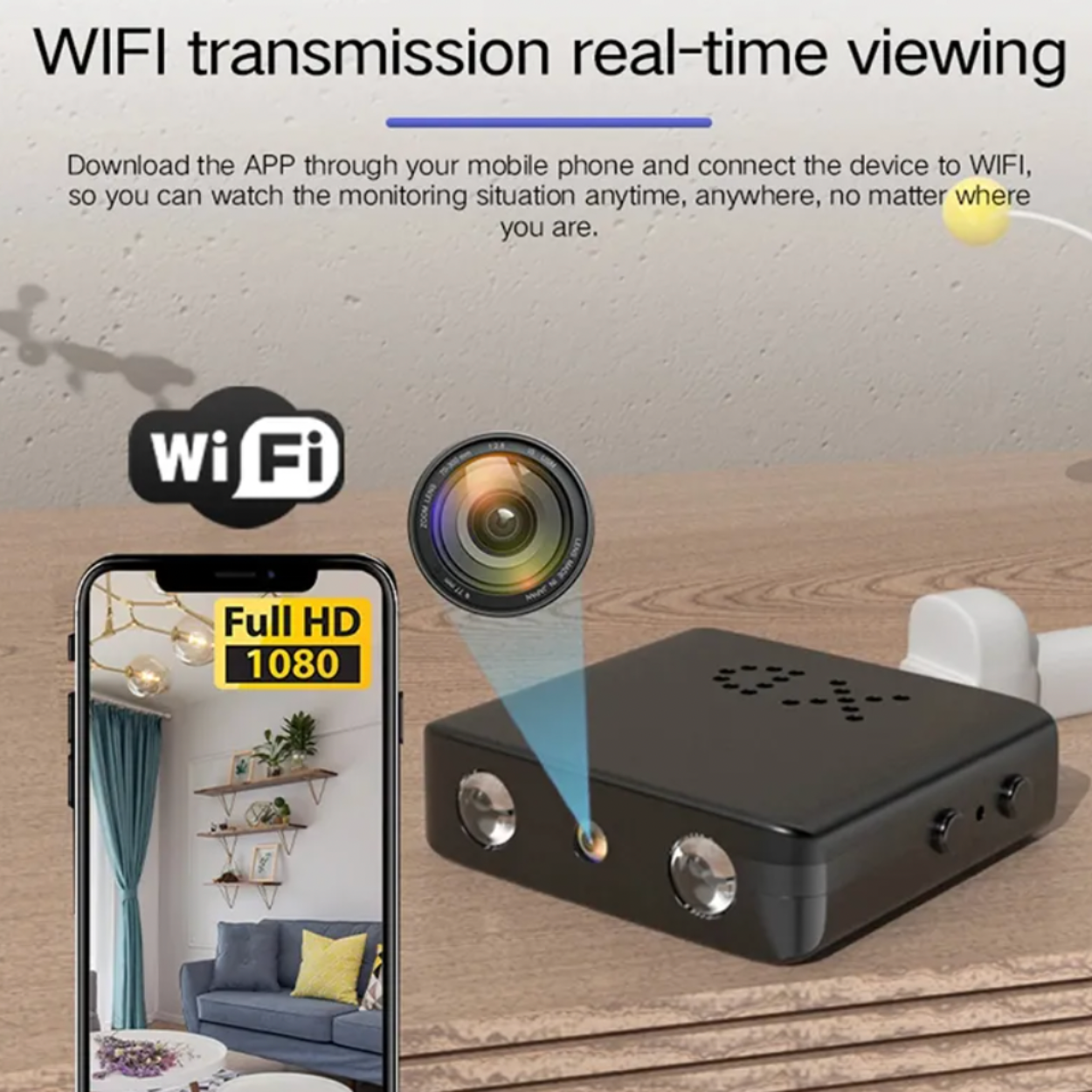 Micro HD Video Camera with Wifi