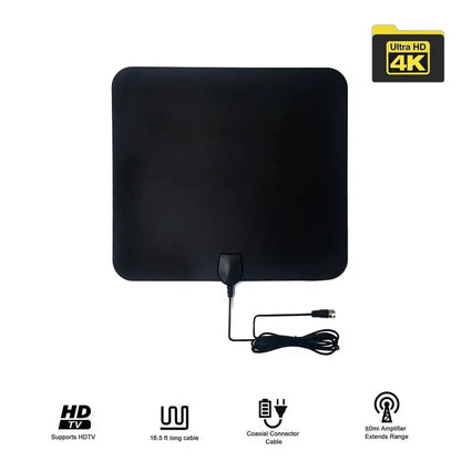 Unlimited Entertainment with High Gain Long Range Indoor Outdoor Aerial 4K TV Antenna