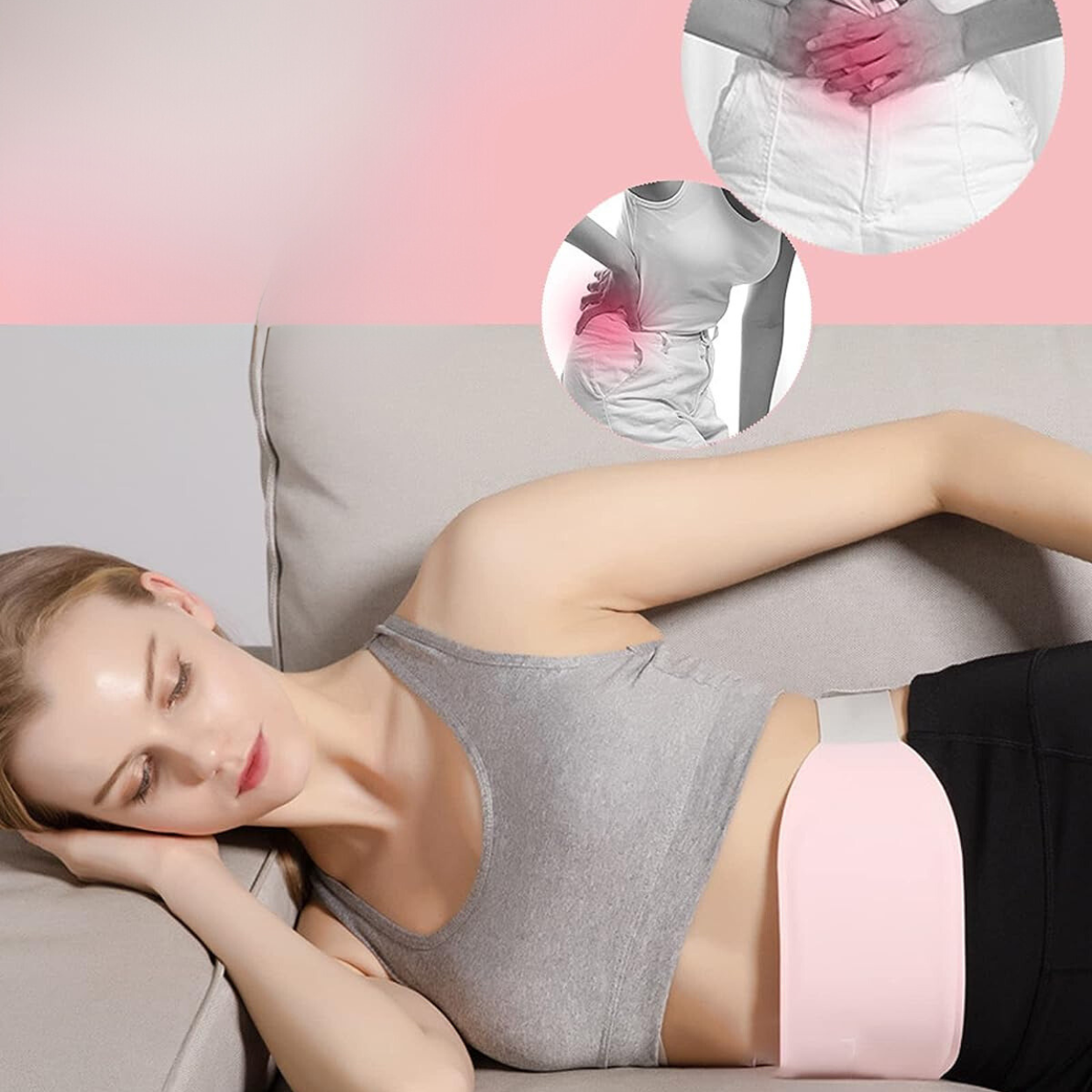 Electric Heating Belly Massage Belt